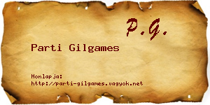 Parti Gilgames névjegykártya